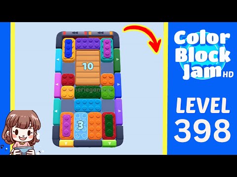 Color Block Jam Level 398 Solution Walkthrough