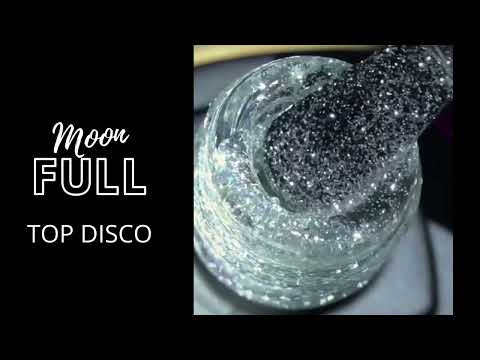 Топ для ногтей светоотражающий MOON FULL Top fashion disco (без липкого слоя) 8 мл. - фото 1 - id-p1471980571