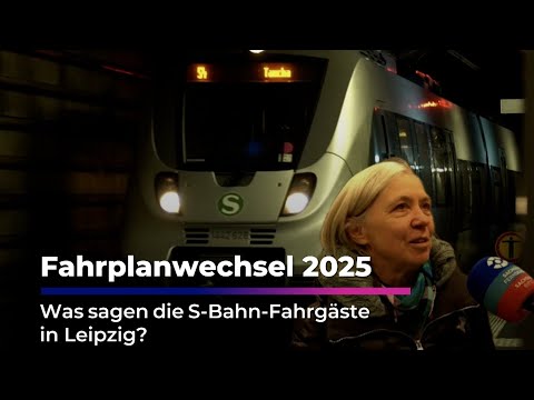 Timetable change 2025: What do the S-Bahn passengers in Leipzig say?