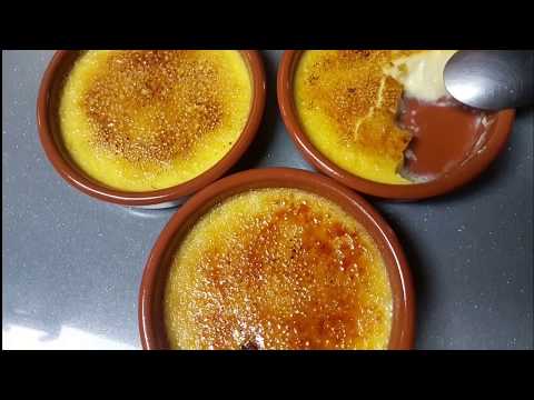 Crème brûlée simplifiée et inratable à la fleur d'oranger