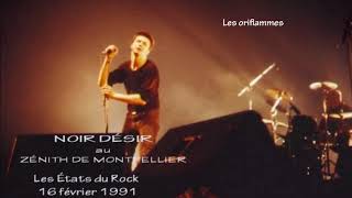 1991- Noir désir aux États du Rock (Montpellier)  Les Oriflammes