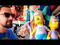 Playing Every Universal Studios Simpsons Land Carnival Game Prizes Lunch Exploring Springfield