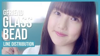 GFRIEND - Glass Bead Line Distribution (Color Coded)