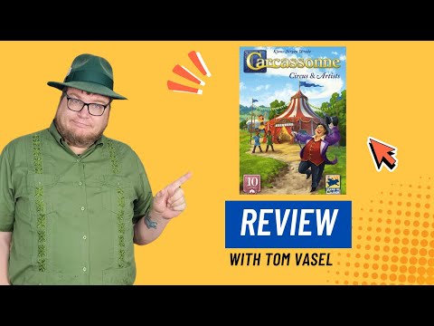 Circus & Artists Carcassonne Review:  Quick Take with Tom Vasel