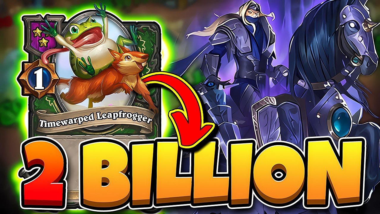 2 BILLION Stats Leapers - WORLD Record?! @JeefHS | Hearthstone Battlegrounds Commentary