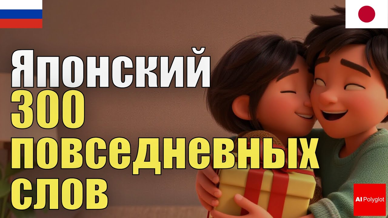 Японский 300 повседневных слов | С нуля | Аудирование | Фоном | Повседневные фразы | Правильная речь