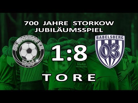SG STORKOW - SV BABELSBERG 03 1:8 - Tore [Jubiläumsspiel 700 Jahre Storkow]