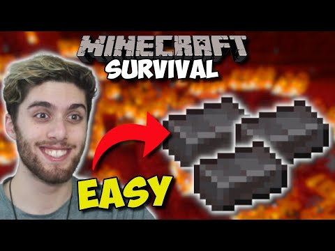 How To EASILY Get NETHERITE In Survival Minecraft!!! - Minecraft Survival [Ep 238]