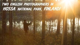 Two English photographers travelling to Hossa, Suomussalmi, Finland