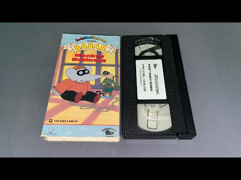 Opening To Babar: Monkey Business 1991 VHS