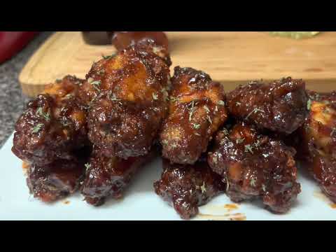 How To Make The Best honey sticky BBQ Chicken Wings Ever
