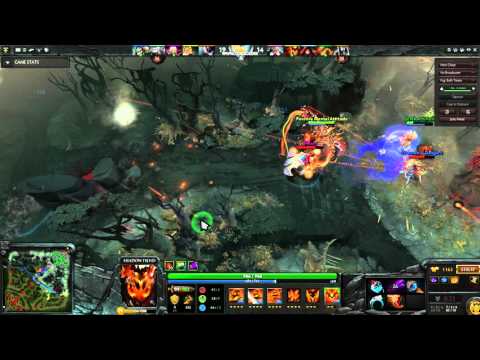 Dota 2 - Pro Shadow Fiend RAMPAGE in 18 mins