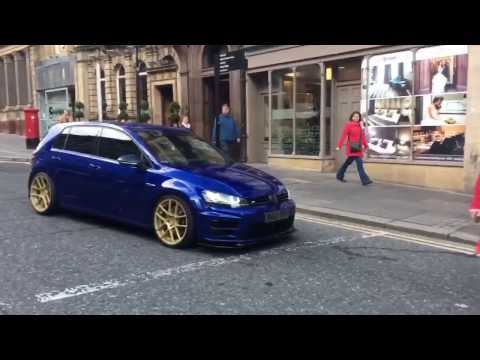LOUD VW GOLF R ACCELERATIONS AND LAUNCH CONTROL!!