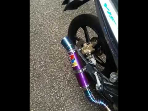 Knalpot/Exhaust #NLK #mxking #y15zr meletup Bossku 🔥🔥🔥