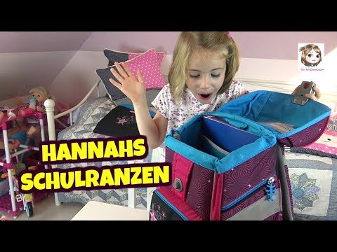 WHATS IN MY SCHOOLBAG? - Hannah packt ihren Schulranzen 🎒 Back to School
