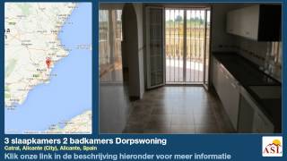 preview picture of video '3 slaapkamers 2 badkamers Dorpswoning te Koop in Catral, Alicante (City), Alicante, Spain'