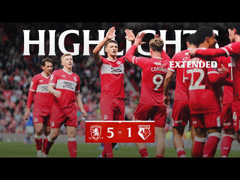 FC Middlesbrough 5-1 FC Watford 