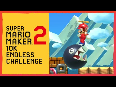 10K Endless Mode Challenge | Normal ⭐ Super Mario Maker 2 🍄 Level 209+ #024