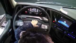 2013 new hyundai truck xcient  interior design