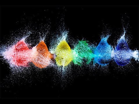 Pfeil vs Wasserbomben 1000 fps super slow motion