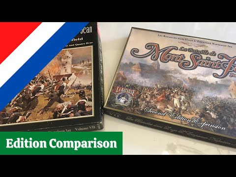 Comparison of 1st & 2nd Editions of "La Bataille de Mont Saint Jean"