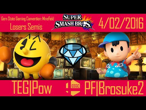 Minefield: TEG|Pow (Pac-Man) vs PF|Brosuke2 (Ness) - Losers Semis