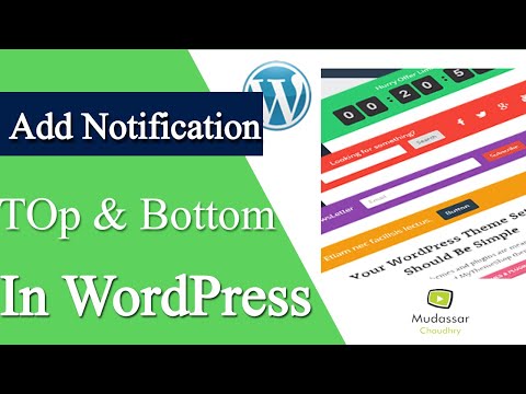 WP Notification Bar How to Display Announcements in Your WordPress  website