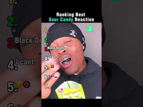 Ranking Best Sour Candy Reaction