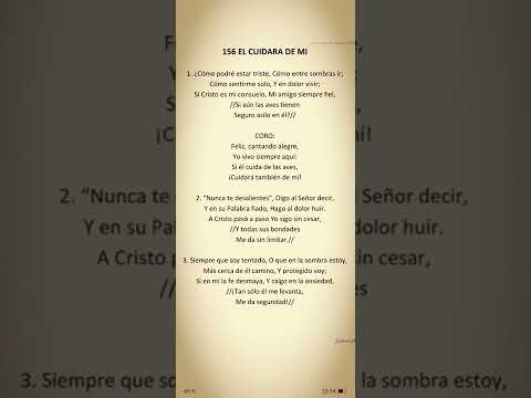 156 EL CUIDARÁ DE MÍ