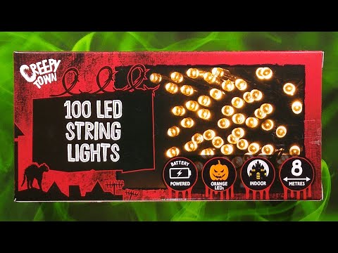 Poundlands 2021 Halloween lights (and USB hack)