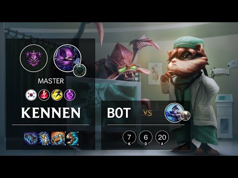 Kennen Bot vs Ashe - KR Master Patch 10.14