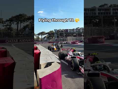 The Best Seat In Baku For A Race Restart 🤳