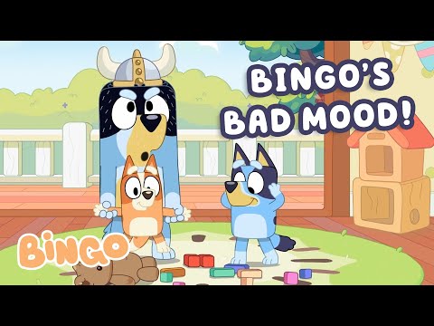 Bingo is in a BAD MOOD! 😒 🤣 | Learn About Feelings with Bingo & Bluey 🧡 | Bingo - Official Channel