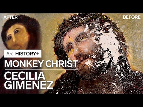 A Really Really Bad Painting. Really | Art Explained | MONKEY CHRIST by Cecilia Gimenez |ARTHISTORY+