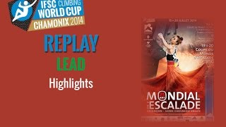 preview picture of video 'IFSC Climbing World Cup Briançon 2014 - Lead - Highlights'