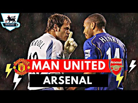 Manchester United vs Arsenal 2-0 All Goals & Highlights ( 2004 Premier League )