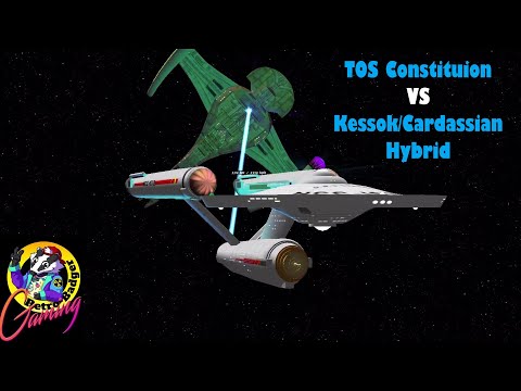 Constitution Class VS Cardassian Kessok Hybrid | An unusual encounter | Star Trek Ship Battles