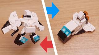 Mini LEGO Space Shuttle transformerrobot Shuttle Boy!