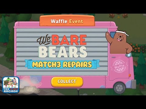We Bare Bears: Match3 Repairs - It's Time to Sell Some Waffles (Cartoon Network Games)