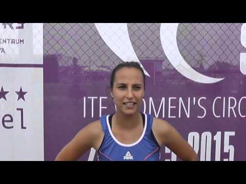EMPIRE Slovak Open 2015: qualifying final, Lenka Juríková – Antonia Lottner 6:4, 7:5