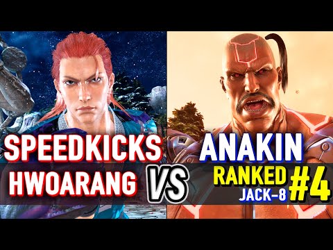 T8 🔥 SPEEDKICKS (Hwoarang) vs ANAKIN (#4 Ranked Jack-8) 🔥 Tekken 8 High Level Gameplay