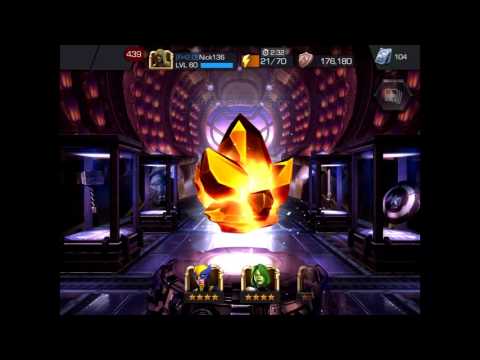 Marvel contest of champions My Mastery setup and 4 star crystal opening!!