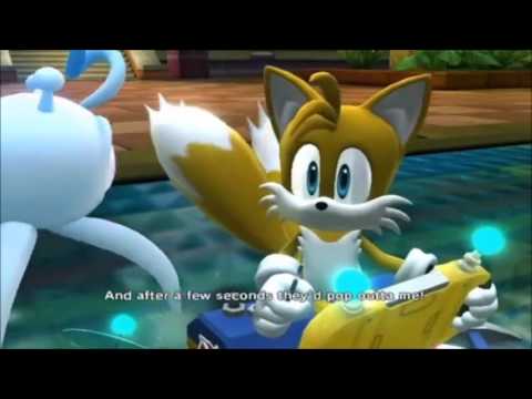 Sonic Colors Cutsecne # 2 Sonic & Tails With 2005   2011 Voices