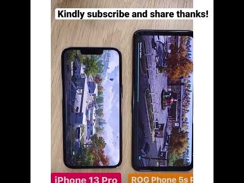 iPhone 13 pro vs ROG Phone 5s pro speed test 🤔🤔!