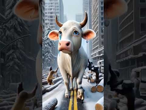 beautiful story kow and monkey 🐒 #animals #viralvideo #cutebaby #funnyanimals