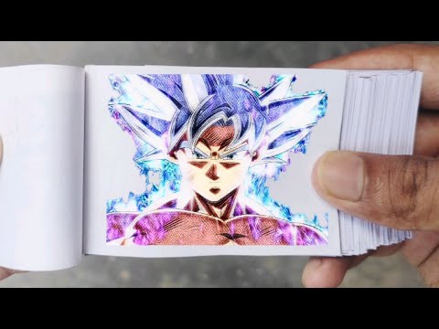 Goku Masters Ultra Instinct Flipbook | Dragon Ball Super Flip book | Goku Vs Jiren