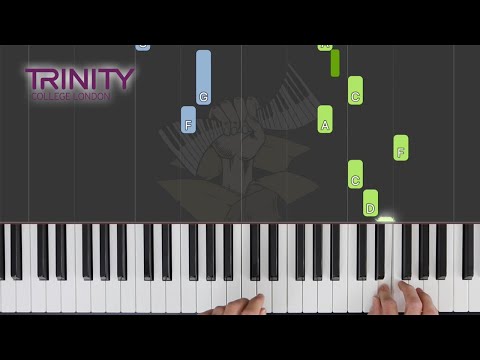 Arioso / TRINITY Piano Grade 1 2021-2023 / Synthesia Piano tutorial