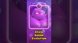🟣💧Elixir Golem Evolution #clashroyale