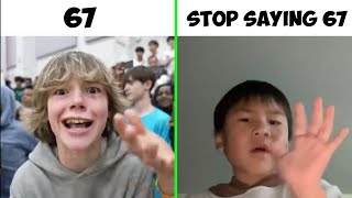 Kid Singing Stop Saying 67 It's Almost 2026