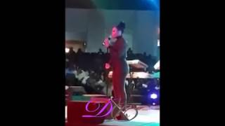 Demetria McKinney perform at the Valentine&#39;s of Love Concert - February 17, 2018 in Houston, TX